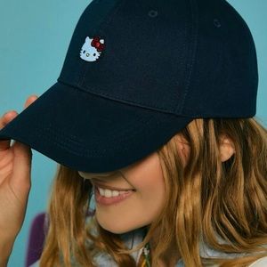 Hello Kitty Embroidered Baseball Cap